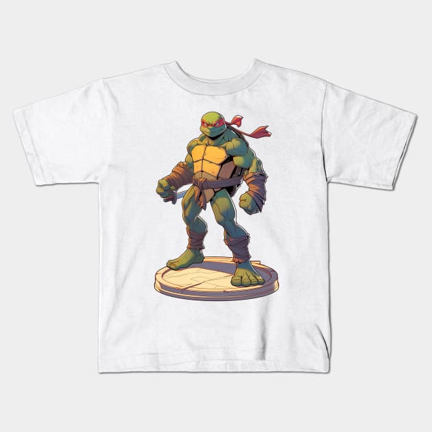 raphael Kids T-Shirt by piratesnow